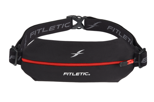 Mini Sport Belt Runners Pouch | Black red