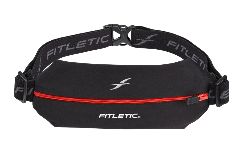 Mini Sport Belt Runners Pouch | Black red