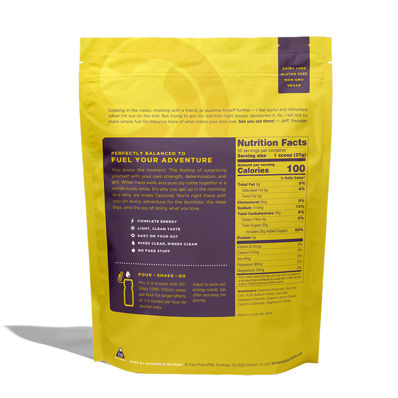Endurance Fuel Lemon - 50 Servings